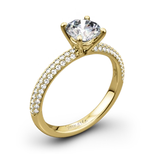 Simon G. LP1935-D Delicate Diamond Engagement Ring