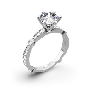 Simon G. MR1546 Delicate Diamond Engagement Ring