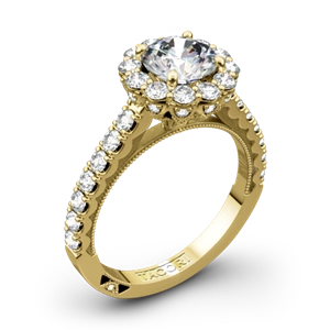 Tacori 37-2RD Full Bloom Round Halo Diamond Engagement Ring