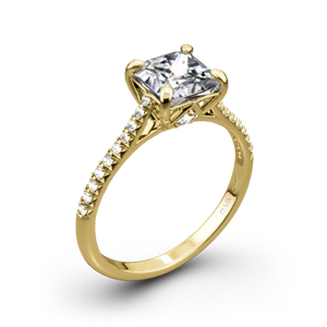 Vatche 1506 Inara Pave Diamond Engagement Ring for Princess