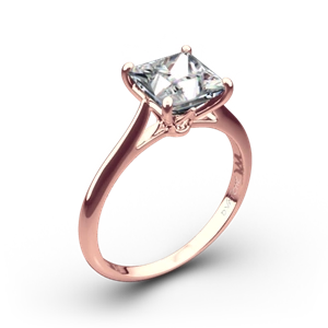 Vatche 1520 Lyric Solitaire Engagement Ring for Princess