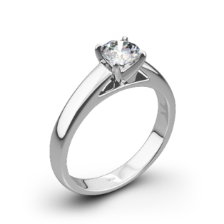 Cathedral Solitaire Engagement Ring