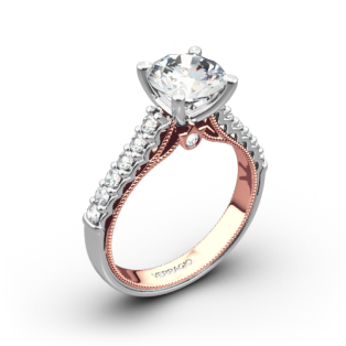 Verragio Renaissance 901R7-2T Two Tone Diamond Engagement Ring