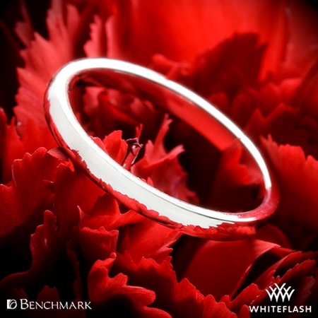 Benchmark Half Round Wedding Ring