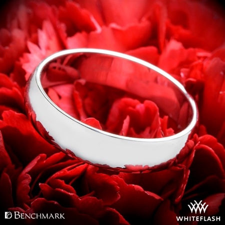 Benchmark Half Round Wedding Ring