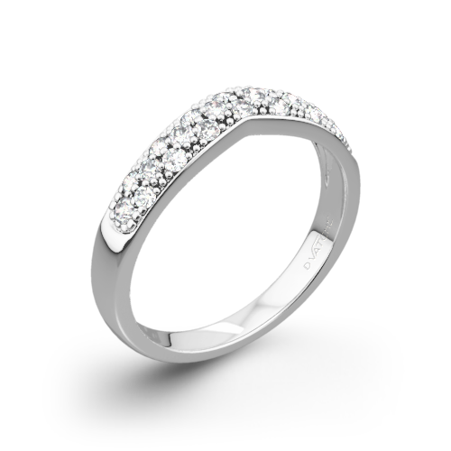Vatche 213 Contoured Pave Diamond Wedding Ring