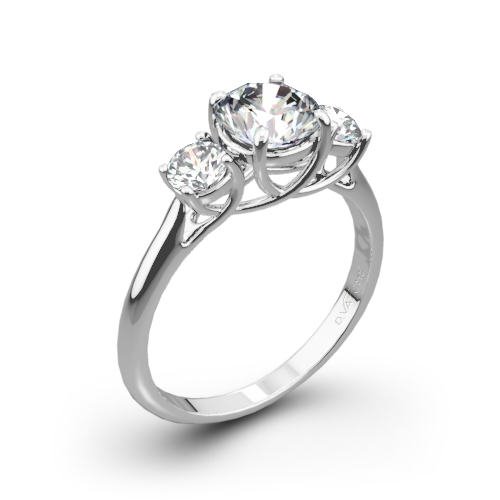 Vatche 319 X-Prong Three Stone Engagement Ring