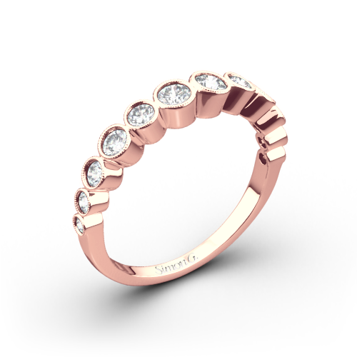 Simon G. MR2692 Caviar Diamond Wedding Ring