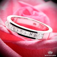 "Princess Channel-Set" Diamond Wedding Ring