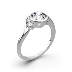 Simon G. MR2549 Fabled Bezel Solitaire Engagement Ring