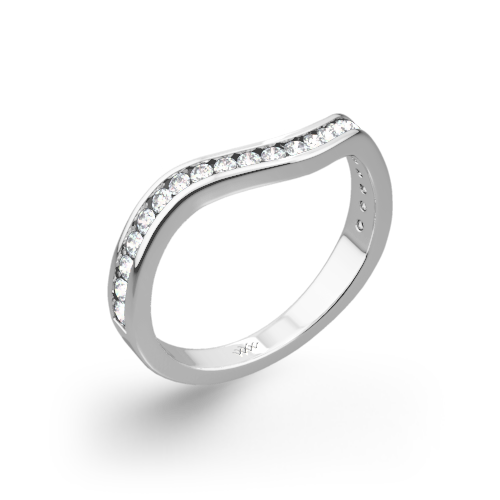Iris Diamond Wedding Ring