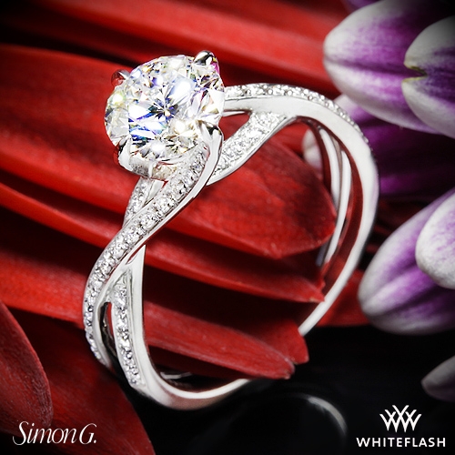 Simon G. MR1394 Fabled Diamond Engagement Ring