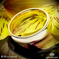 Benchmark "Comfort Fit" Wedding Ring with Milgrain