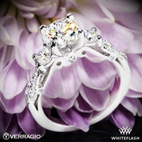 Verragio INS-7055R Twisted Shank 3 Stone Engagement Ring