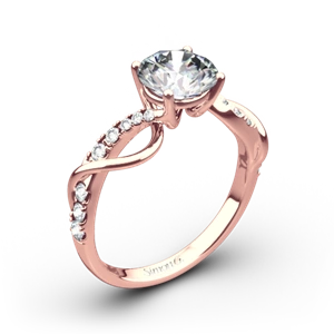 Simon G. MR2526 Fabled Crisscross Diamond Engagement Ring
