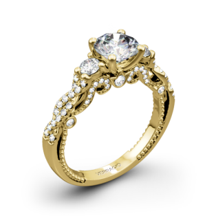 Verragio INS-7074R Braided Three Stone Engagement Ring