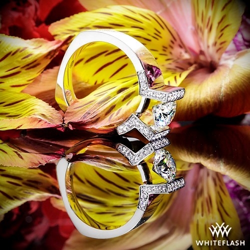 Custom Diamond Engagement Ring by Whiteflash