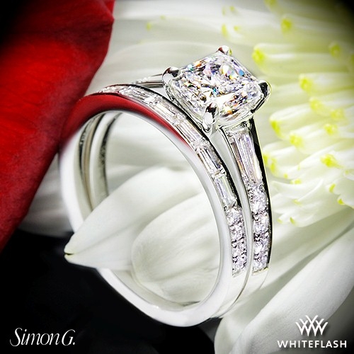 Simon G. MR2220 Duchess Diamond Wedding Set