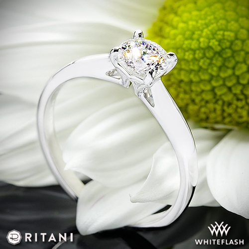 Ritani 1RZ7241 Solitaire Engagement Ring