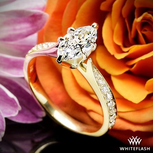 Marquise Cut Diamond Engagement Ring