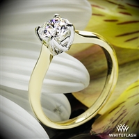"W-Prong" Solitaire Engagement Ring