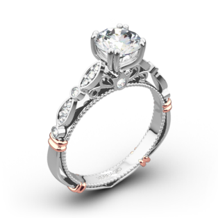 Verragio Parisian D-100 Scalloped Diamond Engagement Ring