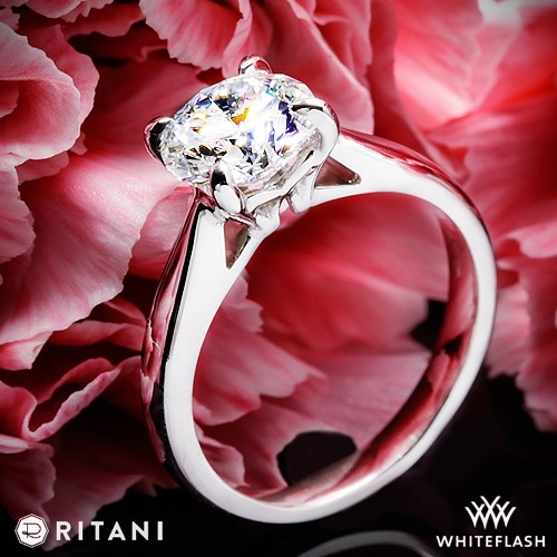 Ritani 1RZ7241 Solitaire Engagement Ring