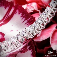 "X-Prong" Diamond Tennis Bracelet