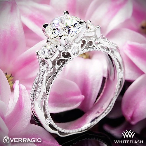 Verragio AFN-5013R-4 Three Stone Engagement Ring