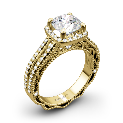 Verragio Venetian Lace AFN-5007CU-4 Diamond Engagement Ring