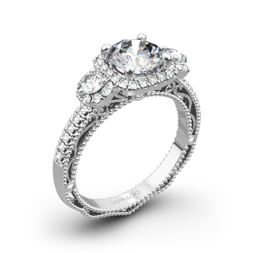 Verragio Venetian Lace AFN-5025CU-4 Three Stone Engagement Ring