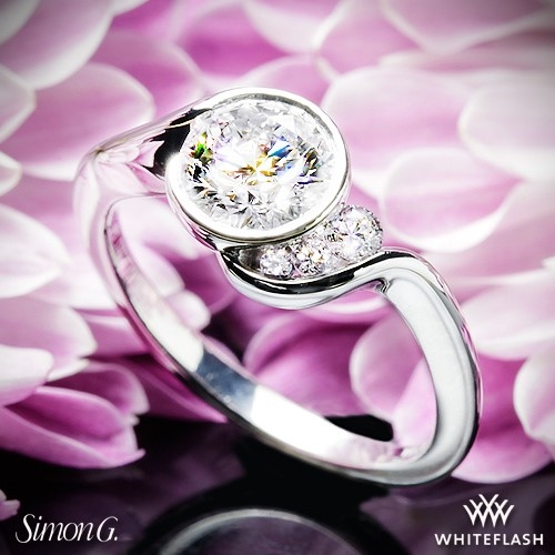 Simon G. MR2549 Fabled Bezel Solitaire Engagement Ring