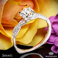 Simon G. MR1498-D Delicate Diamond Engagement Ring