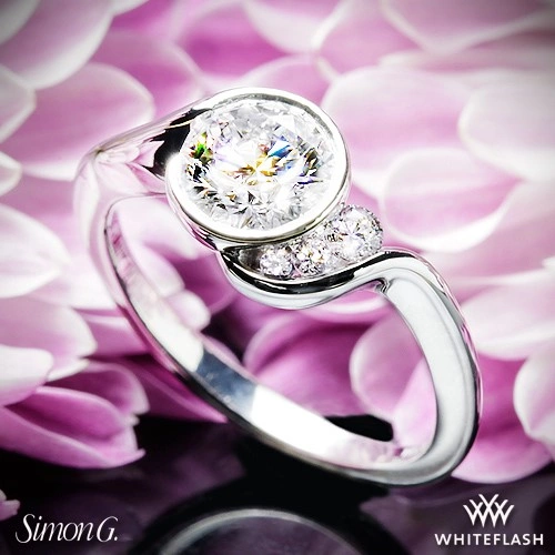 Simon G. MR2549 Fabled Bezel Solitaire Engagement Ring