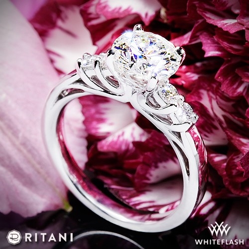 Ritani 1RZ2716 Trellis Five-Stone Diamond Engagement Ring