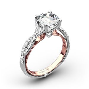 Verragio ENG-0421R-2T Twisted Two-Tone Diamond Engagement Ring