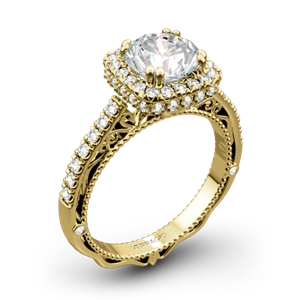 Verragio Venetian Lace AFN-5053CU-4 Halo Diamond Engagement Ring