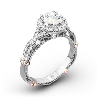 Verragio Parisian DL-106R Braided Halo Diamond Engagement Ring