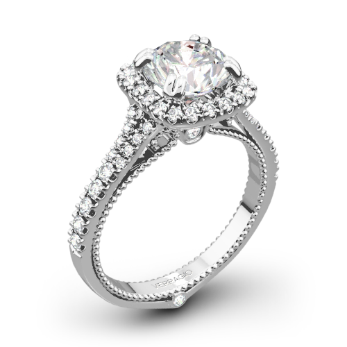 Verragio ENG-0424CU Split Claw Halo Diamond Engagement Ring