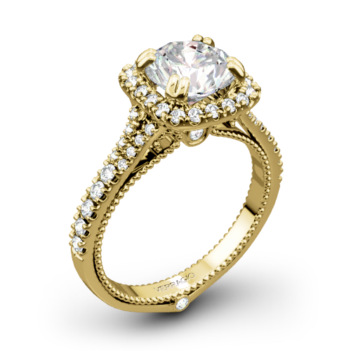 Verragio ENG-0424CU Split Claw Halo Diamond Engagement Ring