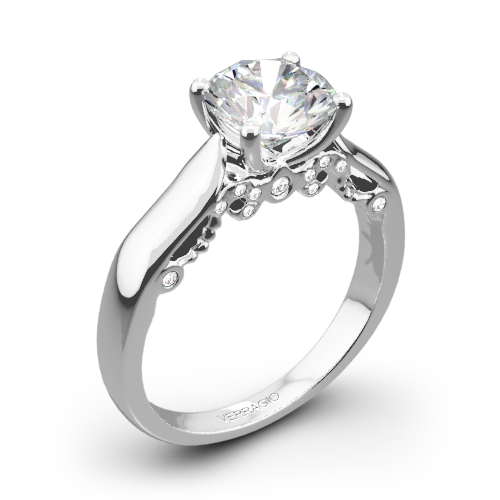 Verragio INS-7022 4 Prong Knife-Edge Solitaire Engagement Ring