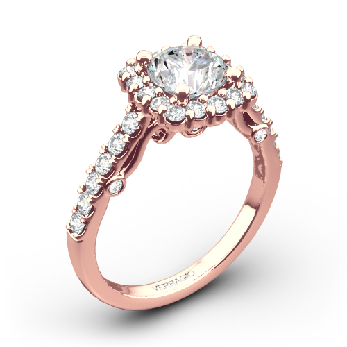Verragio INS-7047 Cushion Halo Diamond Engagement Ring