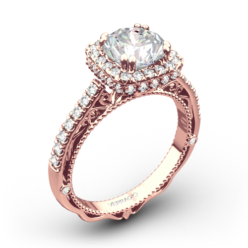 Verragio Venetian Lace AFN-5053CU-4 Halo Diamond Engagement Ring