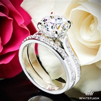 Cathedral Pave Diamond Wedding Set