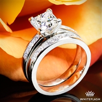 Princess Channel-Set Diamond Wedding Set