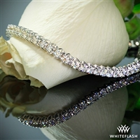 "X-Prong" Diamond Tennis Bracelet
