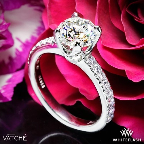 Vatche 1003 5th Ave Pave Diamond Engagement Ring