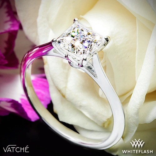 Vatche 1520 Lyric Solitaire Engagement Ring