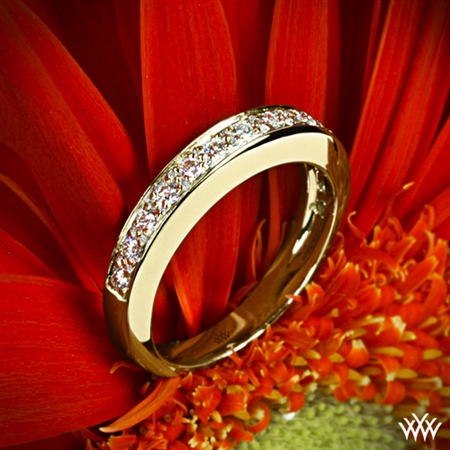 Half Eternity Bead-Set Diamond Wedding Ring
