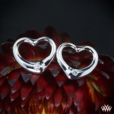 Essence Diamond Heart Earrings